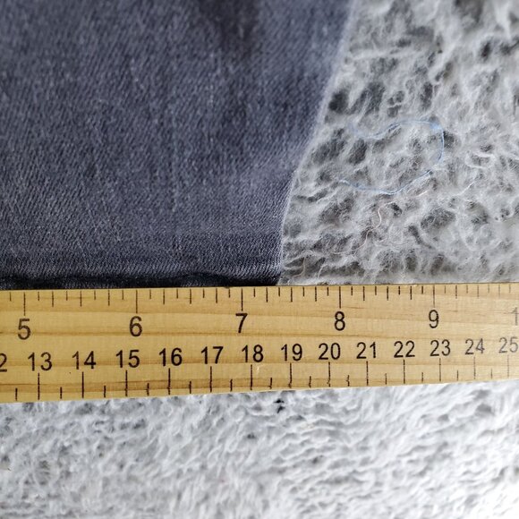 Lee Jeans Womens Size 12 Short Gray Regular Fit Straight Stretch Denim - Picture 9 of 12